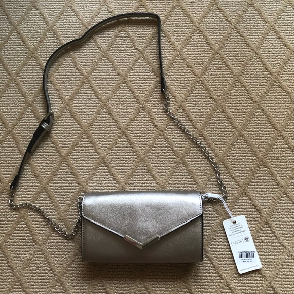 Pewter Metallic Clutch - Picture 2 of 4